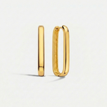 Gigi Hoops | White Gold