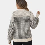 RACHAEL | PULL COL ROND COLOR BLOCK