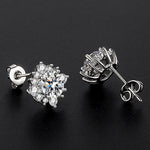 Luna Glow Earrings | White gold