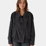 AURÉZIA | VESTE SUÉDÉE SYNTHÉTIQUE OVERSIZE