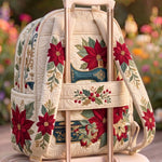 Vintage Sewing Machine Quilted Backpack
