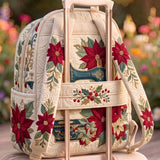Vintage Sewing Machine Quilted Backpack
