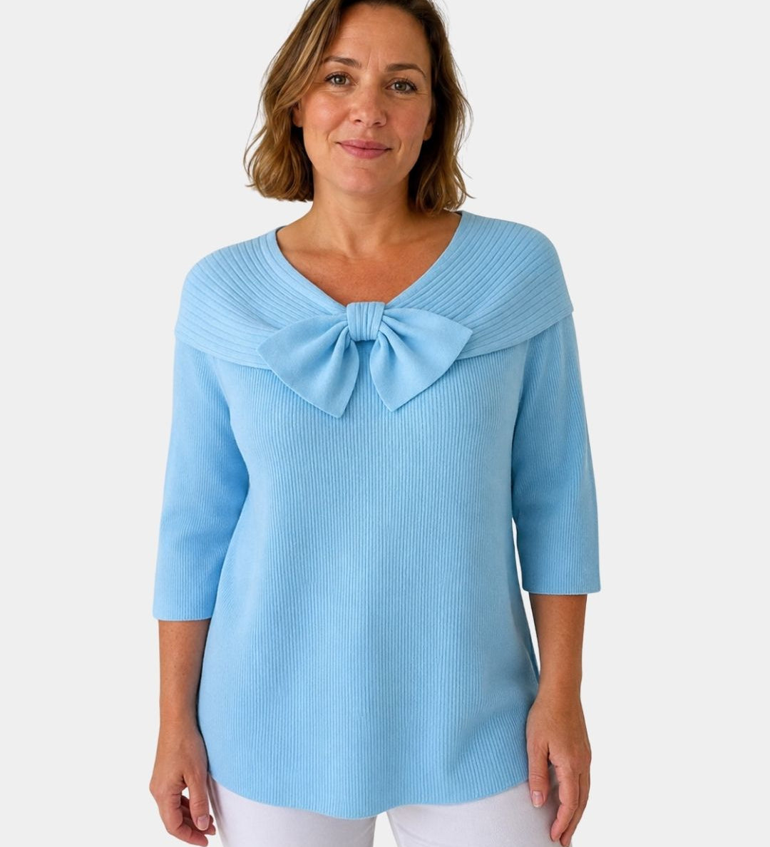 LÚA | PULL CHAUD FÉMININ À NŒUD