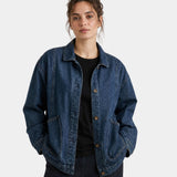 SOLIANNE | VESTE EN JEAN LONGUE OVERSIZE