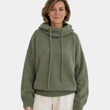 MARIE | PULL COSY COL MONTANT À CAPUCHE