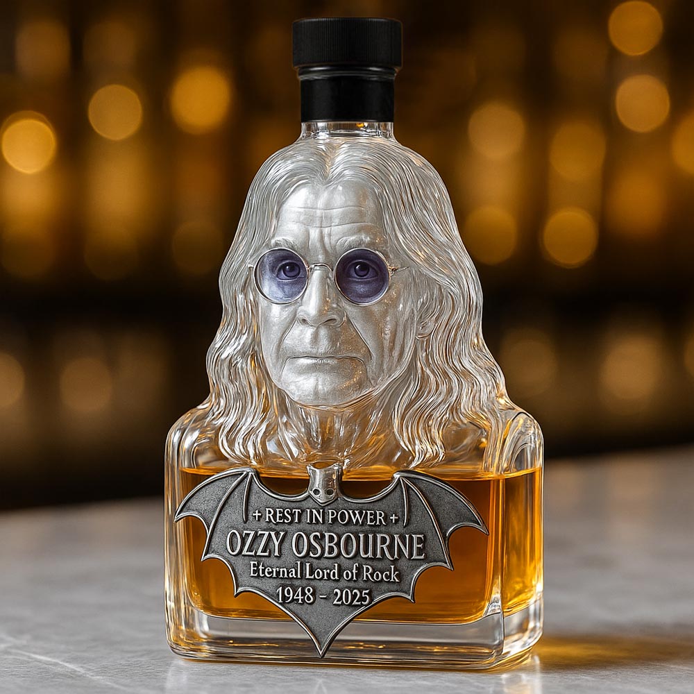 IMMORTALISÉ À JAMAIS — DÉCANTEUR WHISKEY EN HOMMAGE À OZZY OSBOURNE