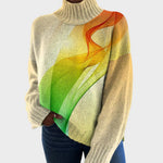 BIANCA | PULL TRICOTÉ ARTISTIQUE