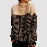 ANAÏS | PULL COL ROULÉ EN COTON TRICOTÉ