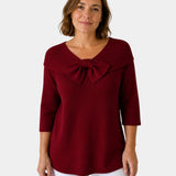 LÚA | PULL CHAUD FÉMININ À NŒUD