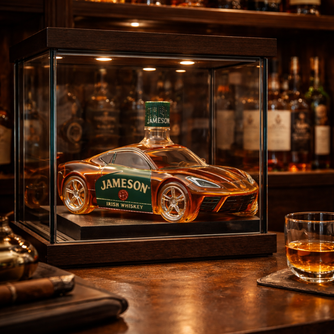 Whiskey Bottle - Corvette Edition