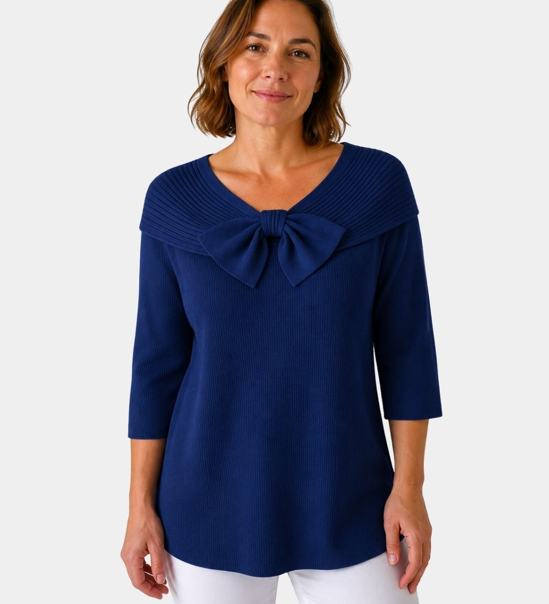 LÚA | PULL CHAUD FÉMININ À NŒUD