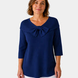 LÚA | PULL CHAUD FÉMININ À NŒUD
