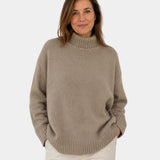 IRENA | PULL COL ROULÉ DOUX