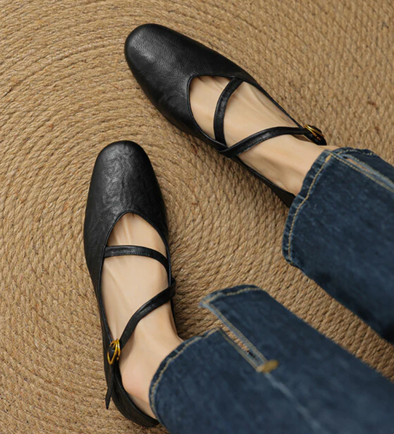 ELORA | BALLERINES EN CUIR
