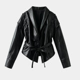 JOLYSSE | MANTEAU PORTEFEUILLE SIMILI CUIR
