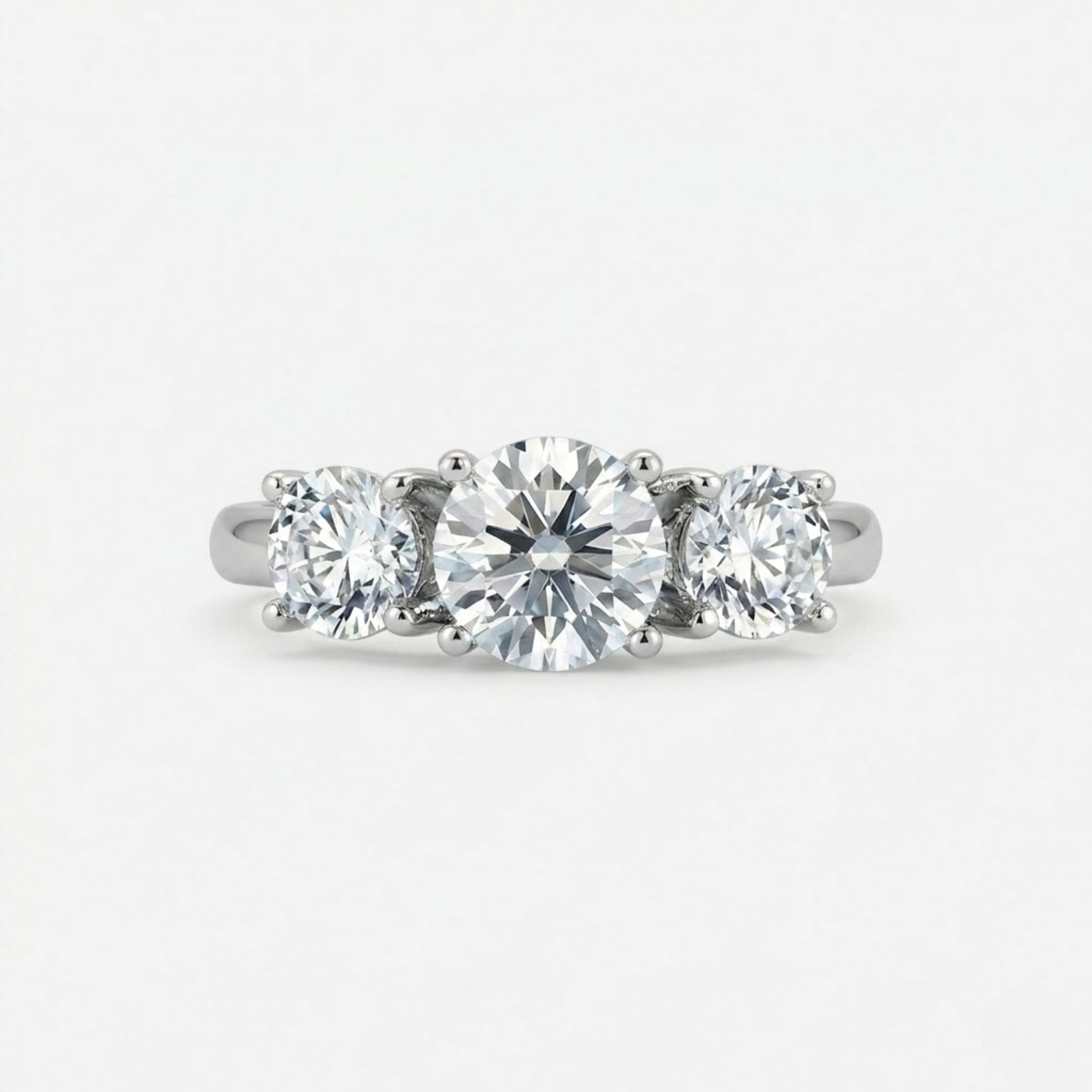 Claire Stone Ring | White gold