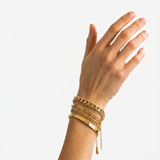 Gracie Bracelet Set | White Gold