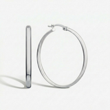 BOUCLES D'OREILLES | OR BLANC