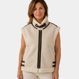 ADALSINDE | GILET SANS MANCHES EFFET SHEARLING