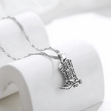 Rhinestone Rodeo Boot - Necklace