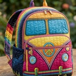 Hippie Van Quilted Backpack