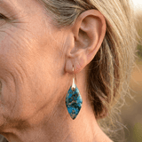 Natural Stone Teardrop Earrings