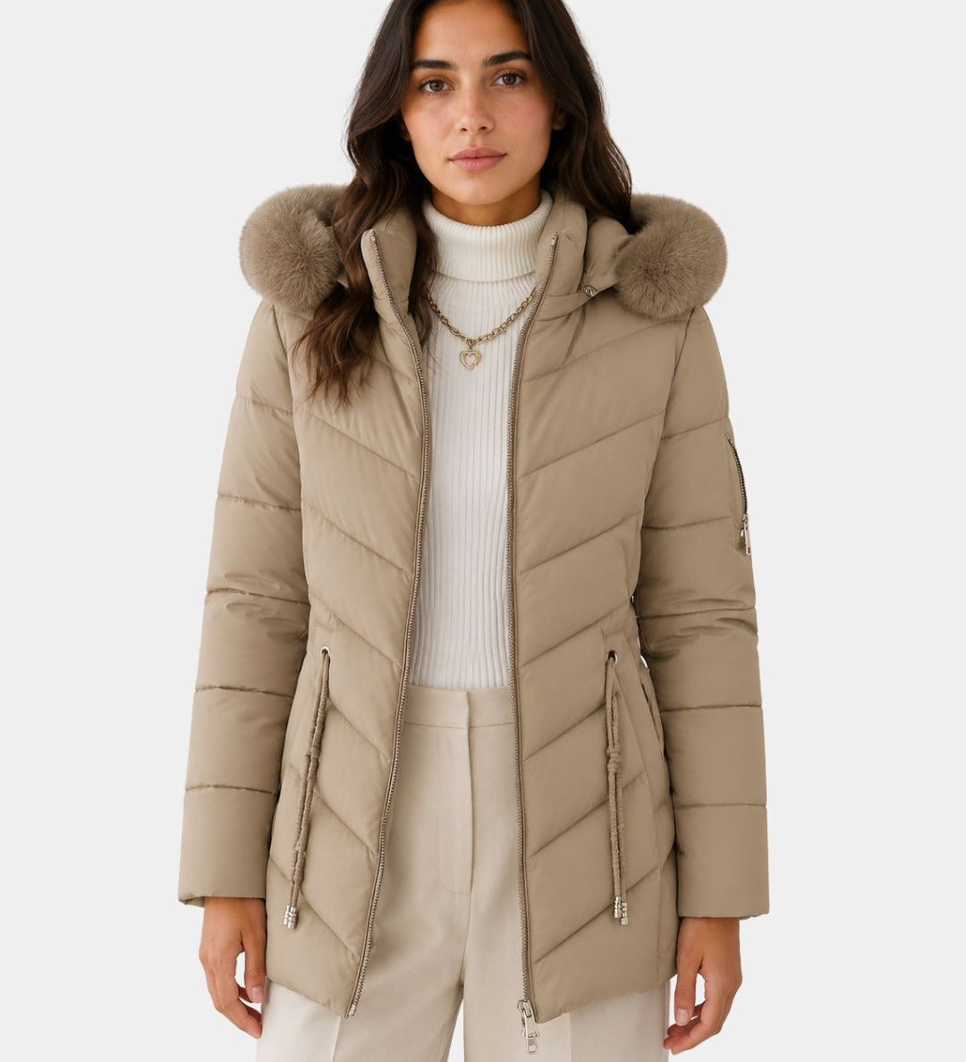 ANÉLINE | MANTEAU DOUDOUNE MATELASSÉ ÉLÉGANT