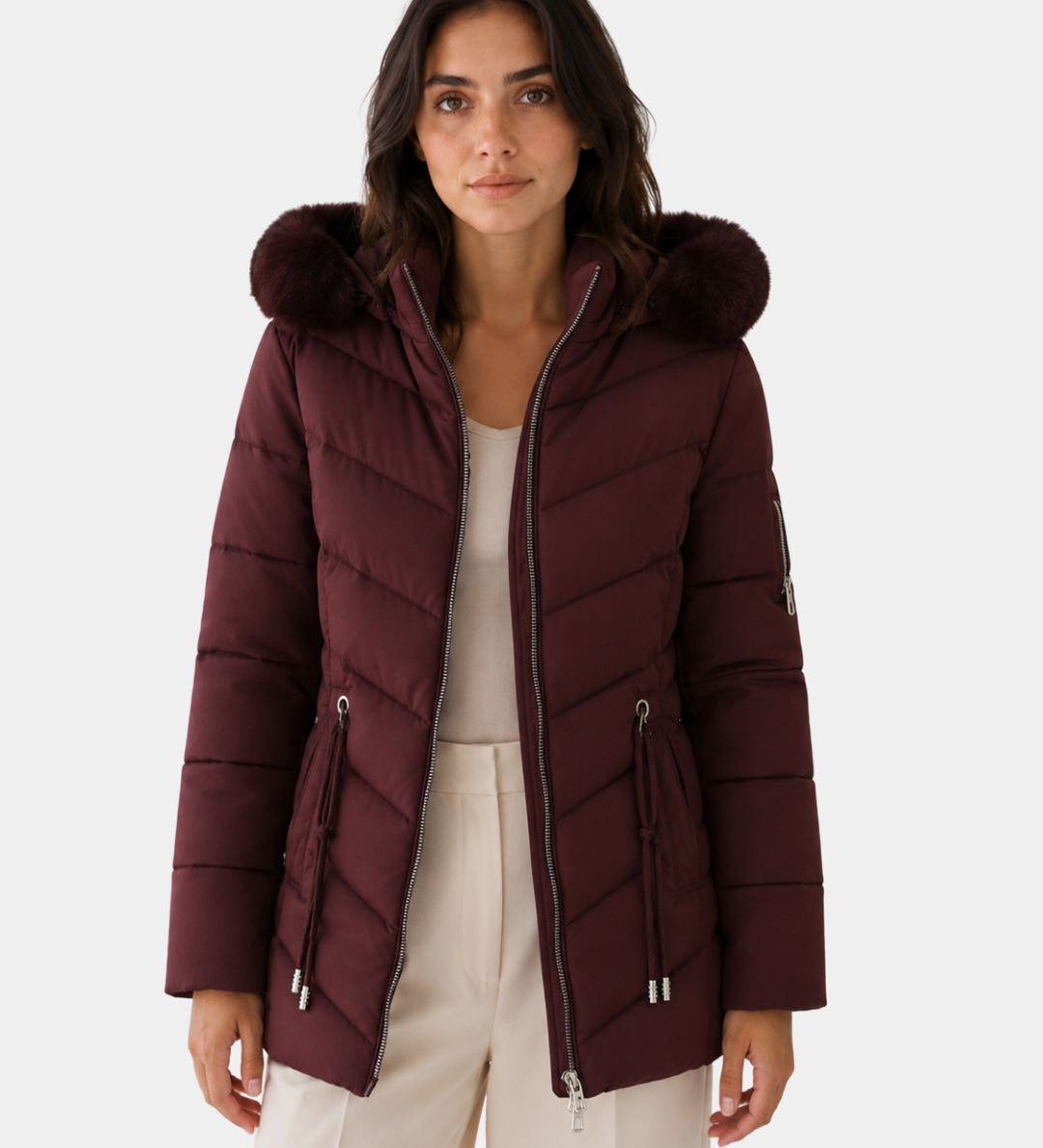 ANÉLINE | MANTEAU DOUDOUNE MATELASSÉ ÉLÉGANT