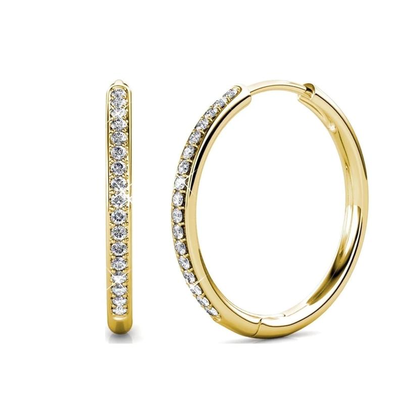 Boucles d'Oreilles Sorel Pavé | Or