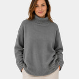 IRENA | PULL COL ROULÉ DOUX