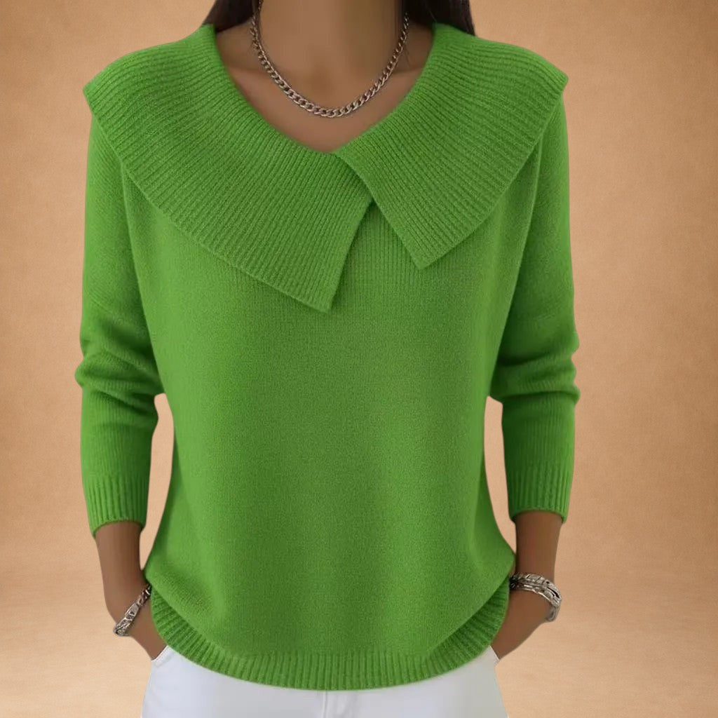 NIKOLETA | PULL CHAUD COL DOUX