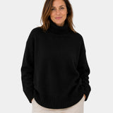 IRENA | PULL COL ROULÉ DOUX