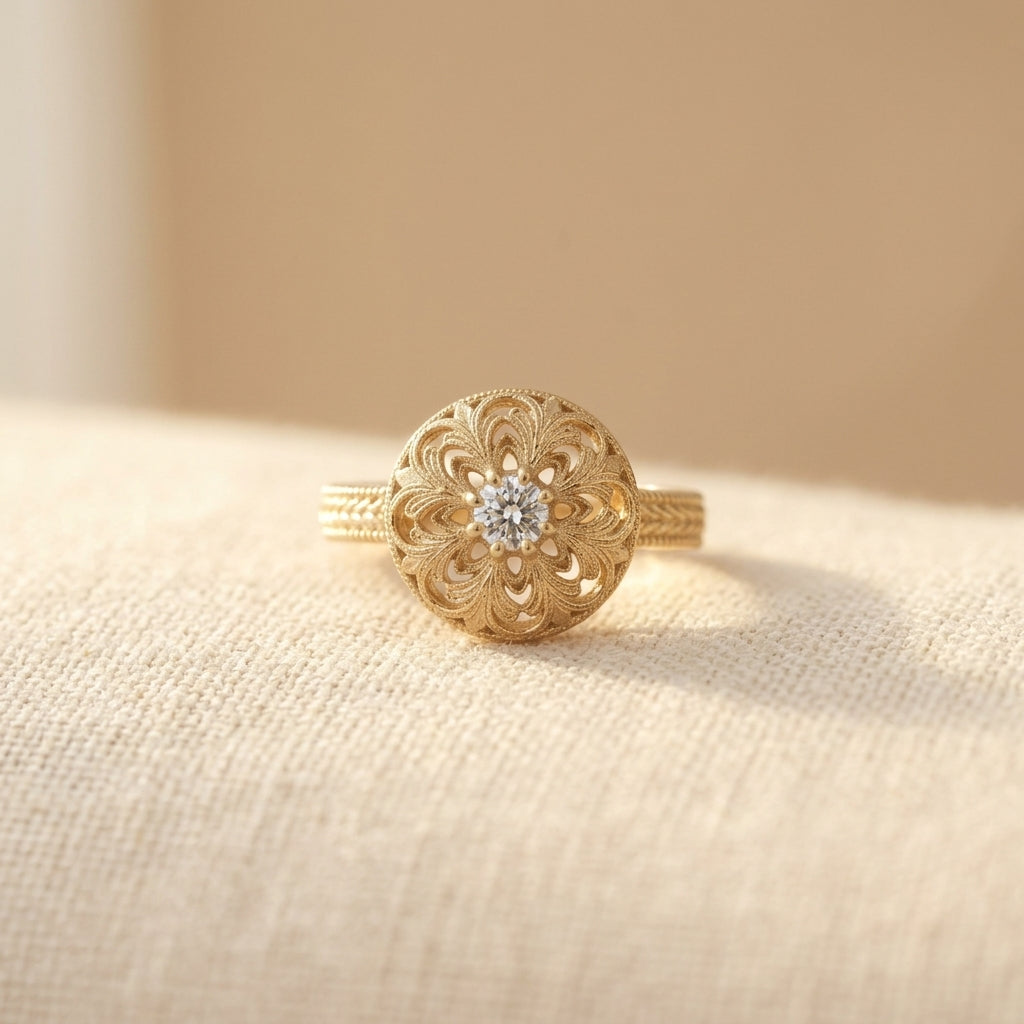 Bague Elara Doré Perle