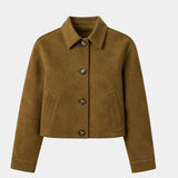 FLORÉANNE | VESTE CASUAL COL FRANÇAIS MANCHES LONGUES