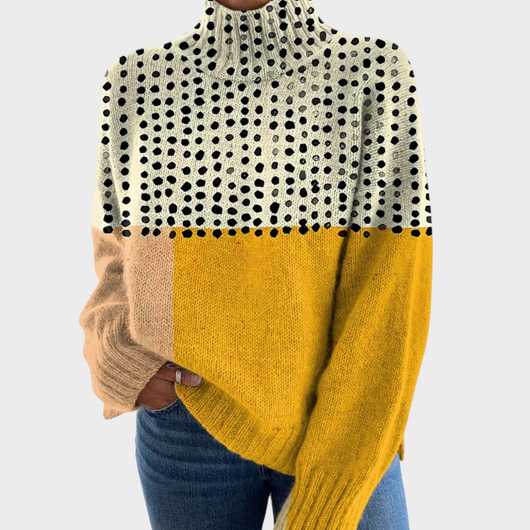 LAURA | PULL TRICOTÉ ARTISTIQUE