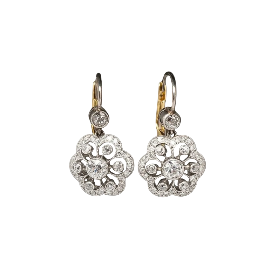 Mandala™ | Boucles d’oreilles vintage en cristal