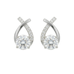 BOUCLES D'OREILLES | OR BLANC