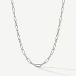 Cassidy Chain Necklace | White Gold