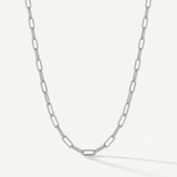 Cassidy Chain Necklace | White Gold