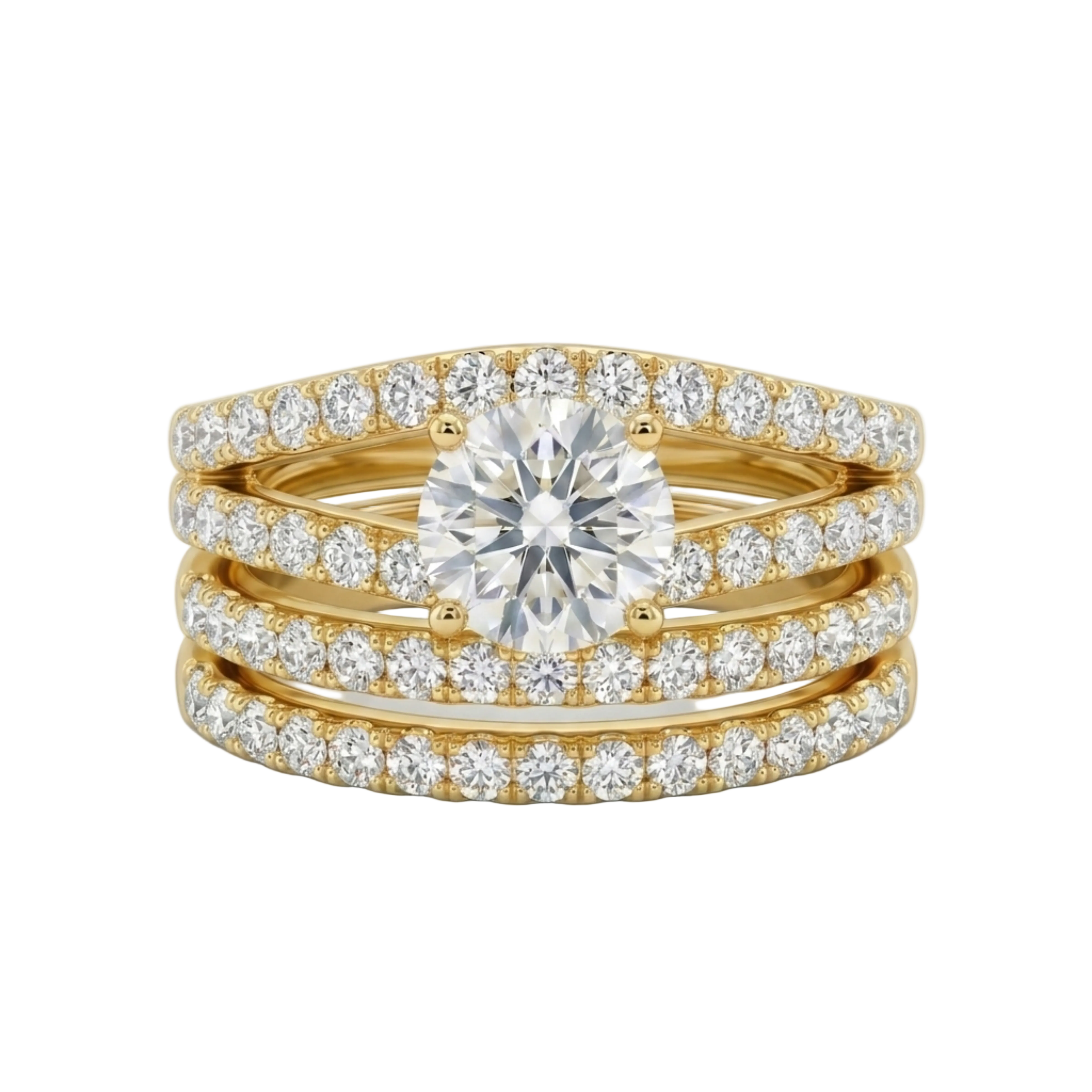 Kylie Ring Set | Gold