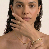 Isla Marina Necklace | Gold