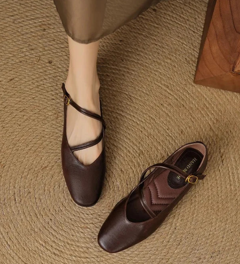 ELORA | BALLERINES EN CUIR