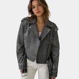 AMBRÉSIA | VESTE SIMILI CUIR EFFET VIEILLI