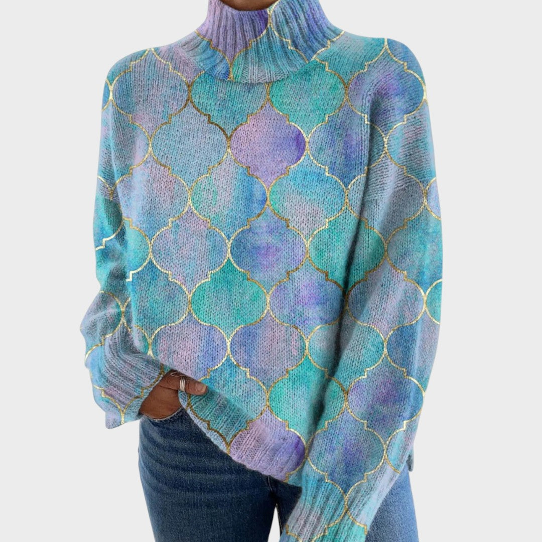 DALILA | PULL TRICOTÉ ARTISTIQUE