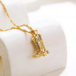 Rhinestone Rodeo Boot - Necklace