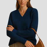 ÉLIANE | PULL CACHEMIRE ÉMERAUDE