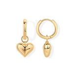 Heartened Chunky - Earrings