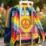Hippie Van Quilted Backpack