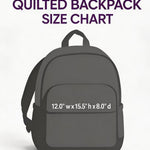 Patchwork Book Quilted Backpack