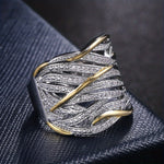 Elegant Multi-Layered Turned Ring